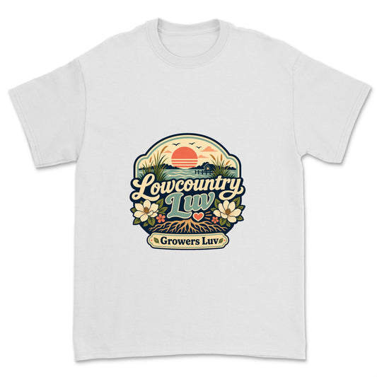 Lowcountry Luv Men's Gildan Graphic Tee in White