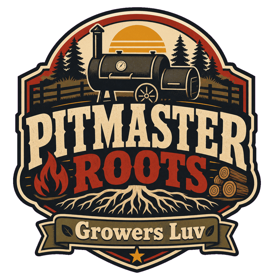 Pitmaster Roots Large Natural Tote Bag artwork detail