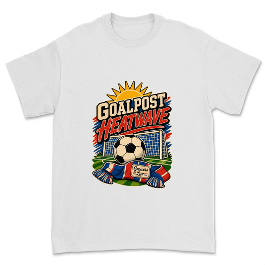 Goalpost Heatwave Men's Gildan Graphic Tee in White