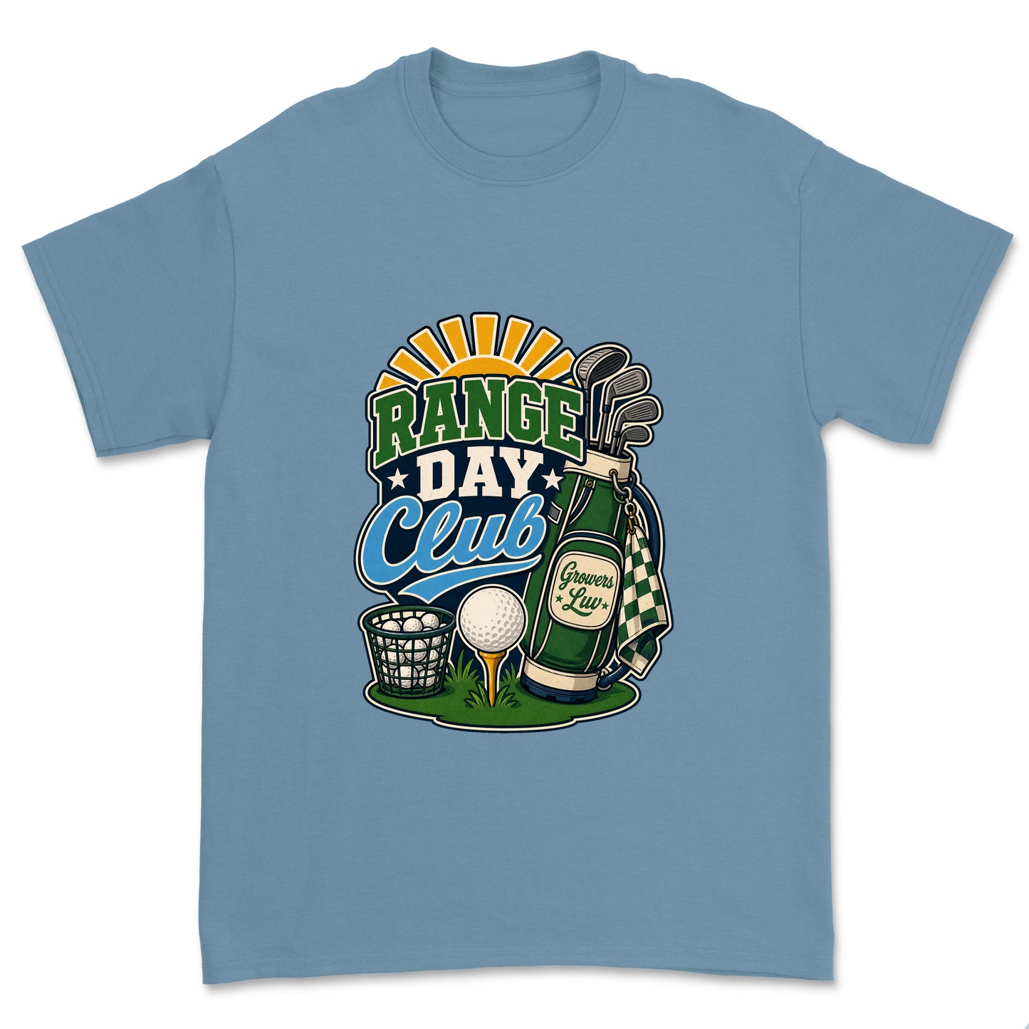 Range Day Club Men's Gildan Graphic Tee in Stone
