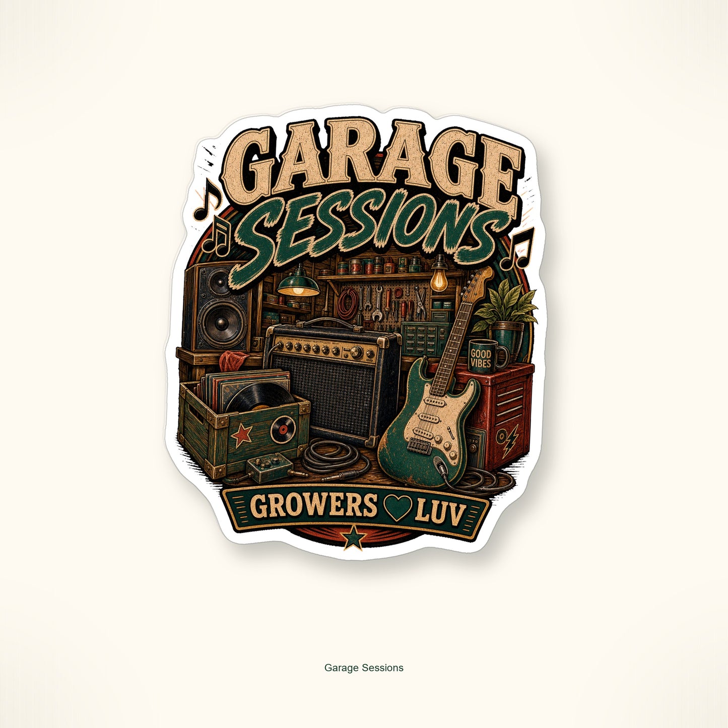 Music, Cars & Garage Sticker Pack - Set of 20 image 22