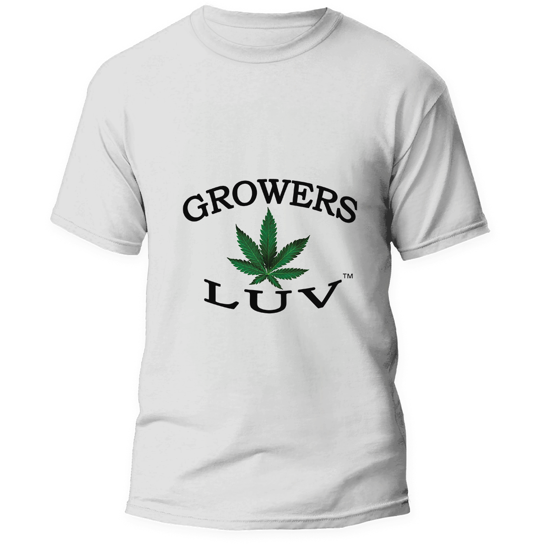 Growers Luv White T Shirt