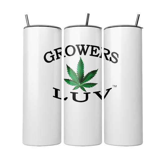 Growers Luv Tumbler Insulated White