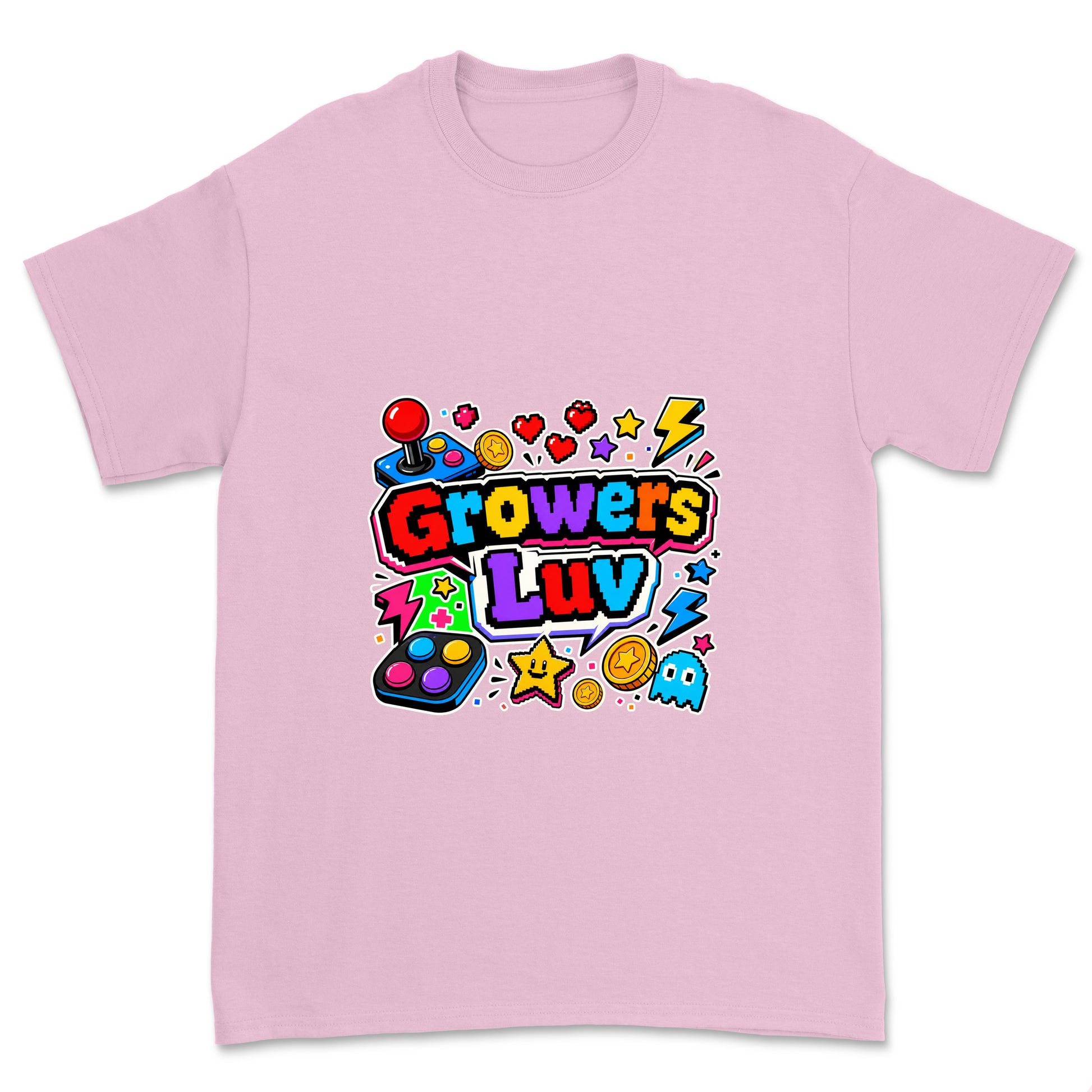 Arcade Kids Youth Graphic Tee in Light Pink