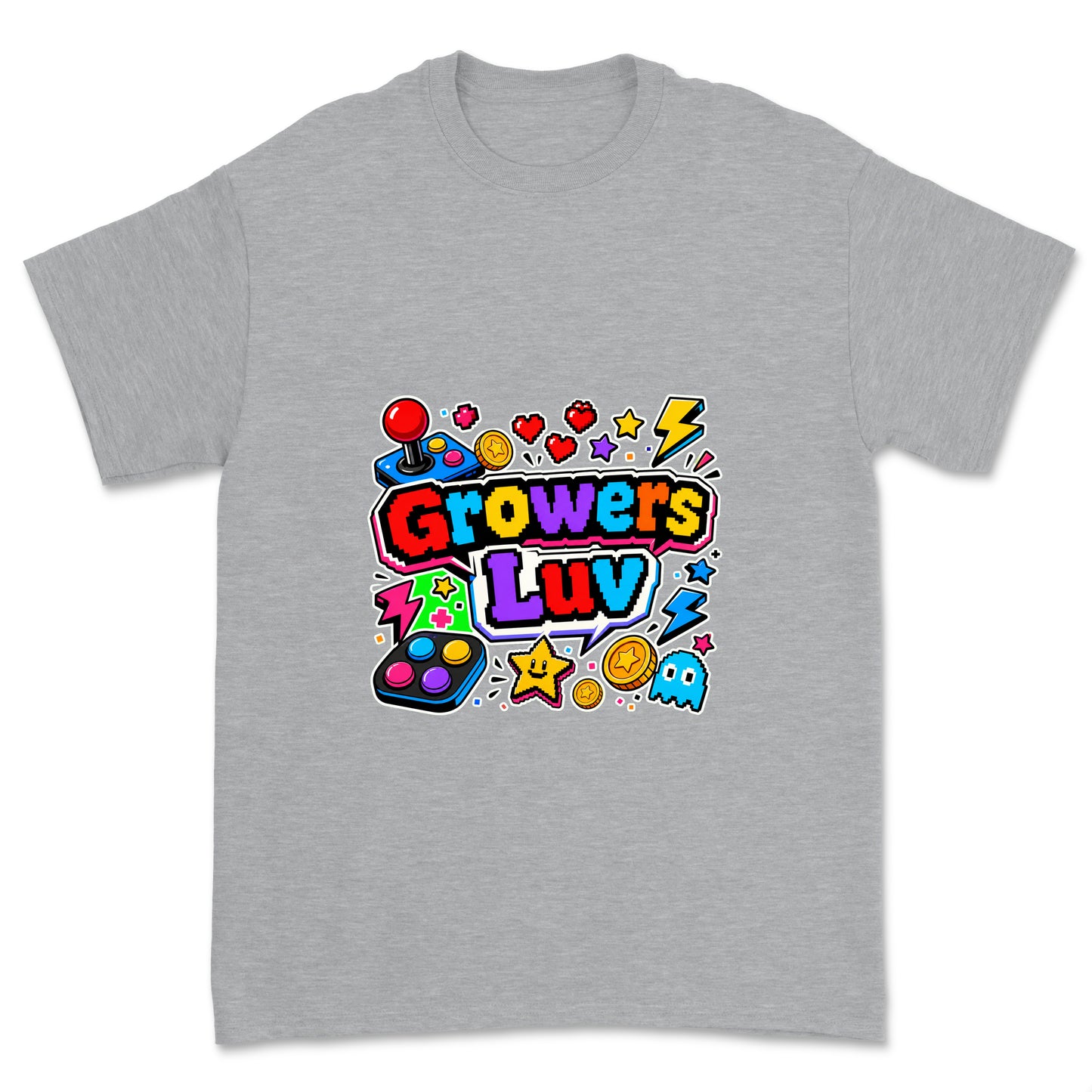 Arcade Kids Youth Graphic Tee in Sport Grey Heather