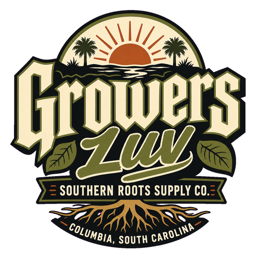 Southern Roots Supply Co Large Natural Tote Bag artwork detail