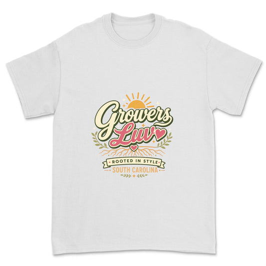 Rooted In Style Men's Gildan Graphic Tee in White