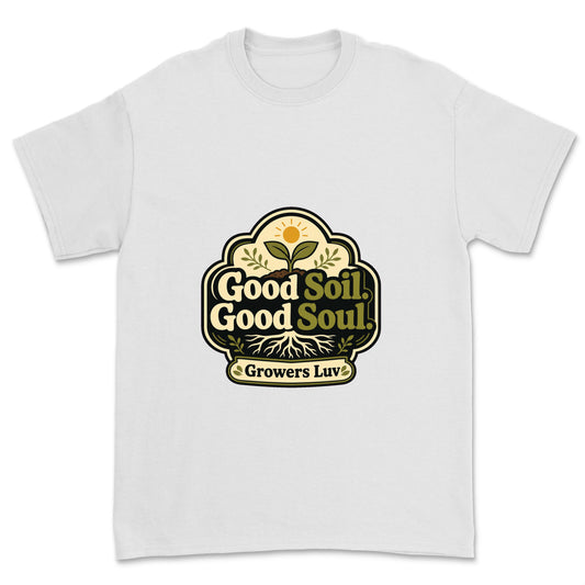 Good Soil Good Soul Men's Gildan Graphic Tee in White