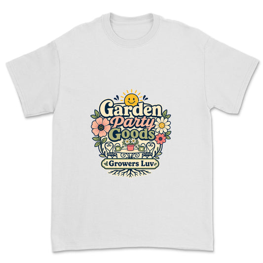Garden Party Goods Men's Gildan Graphic Tee in White