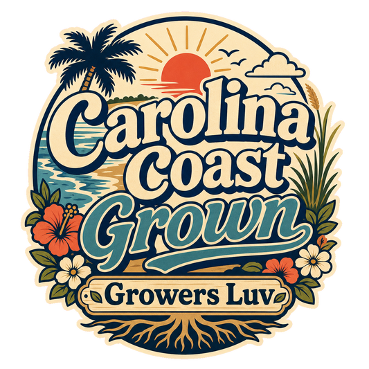 Carolina Coast Grown Men's Gildan Graphic Tee artwork detail