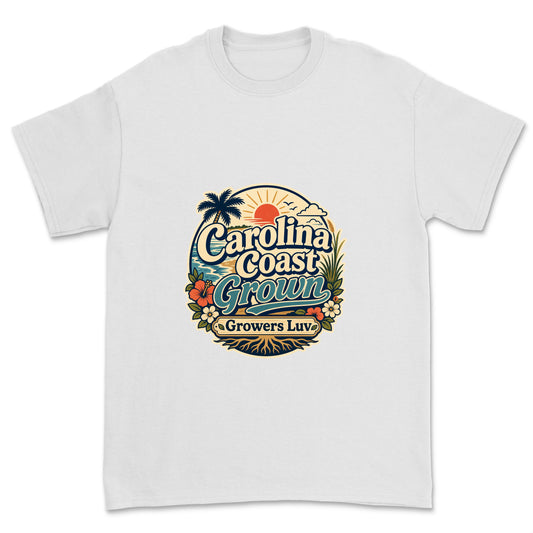 Carolina Coast Grown Men's Gildan Graphic Tee in White
