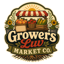 Growers Luv Market Co Men's Gildan Graphic Tee