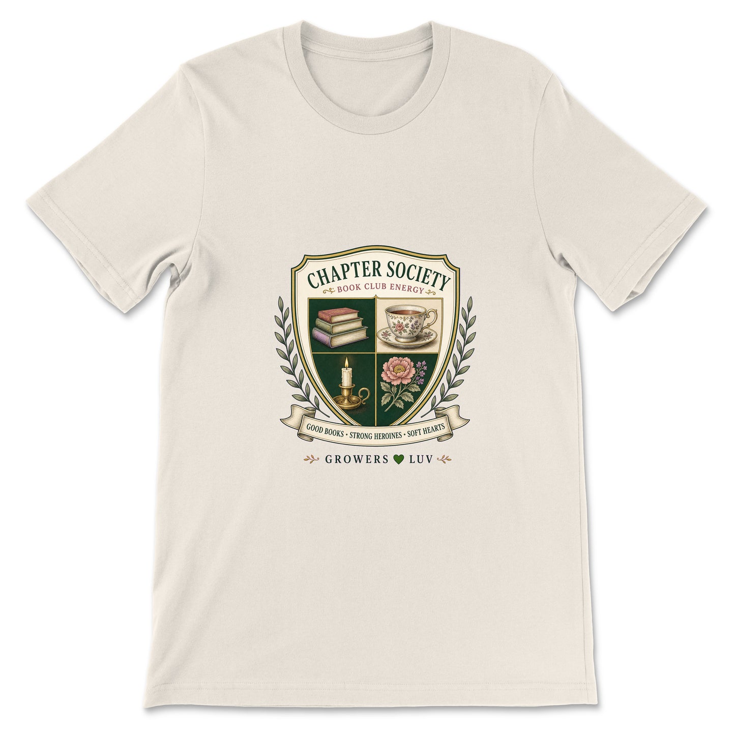 Chapter Society Women's Bella Canvas Graphic Tee in Natural