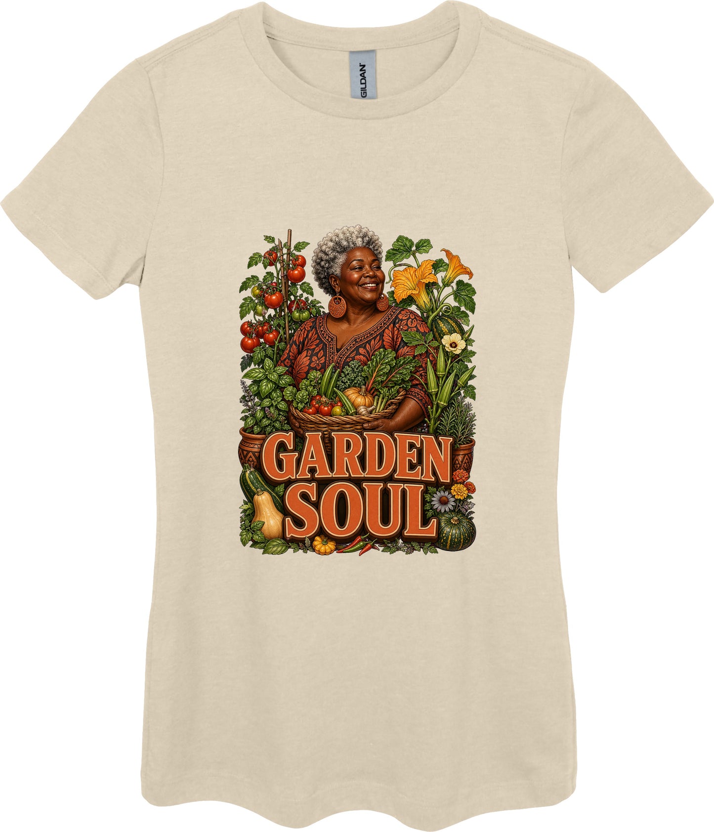 Garden Soul Women's Plant Lover Graphic Tee in Sand