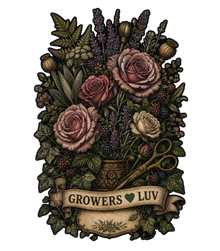 Dark Floral Bouquet Women's Bella Canvas Graphic Tee
