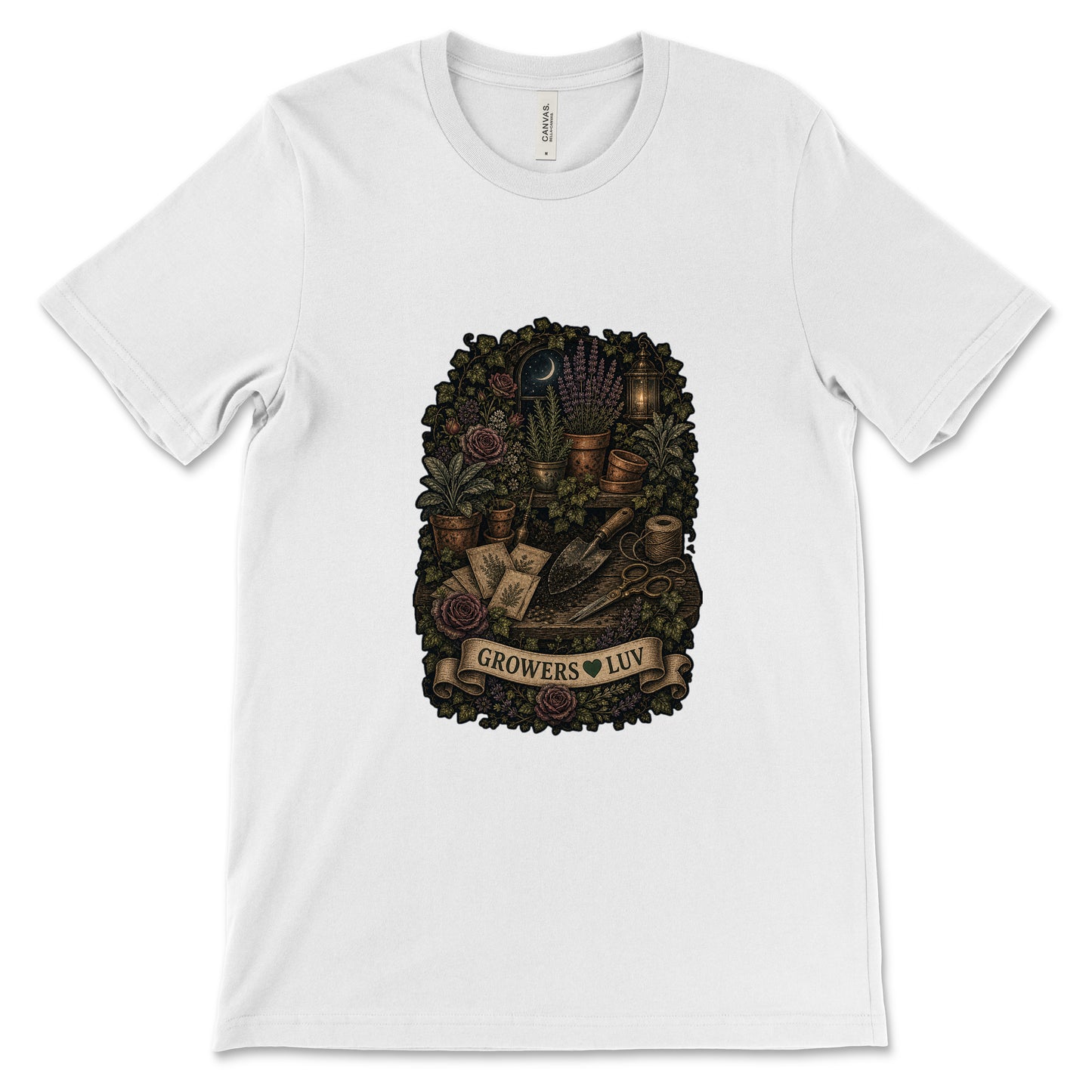 Midnight Potting Bench Women's Bella Canvas Graphic Tee