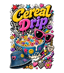 Cereal Drip Women's Bella Canvas Graphic Tee