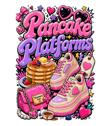 Pancake Platforms Women's Bella Canvas Graphic Tee