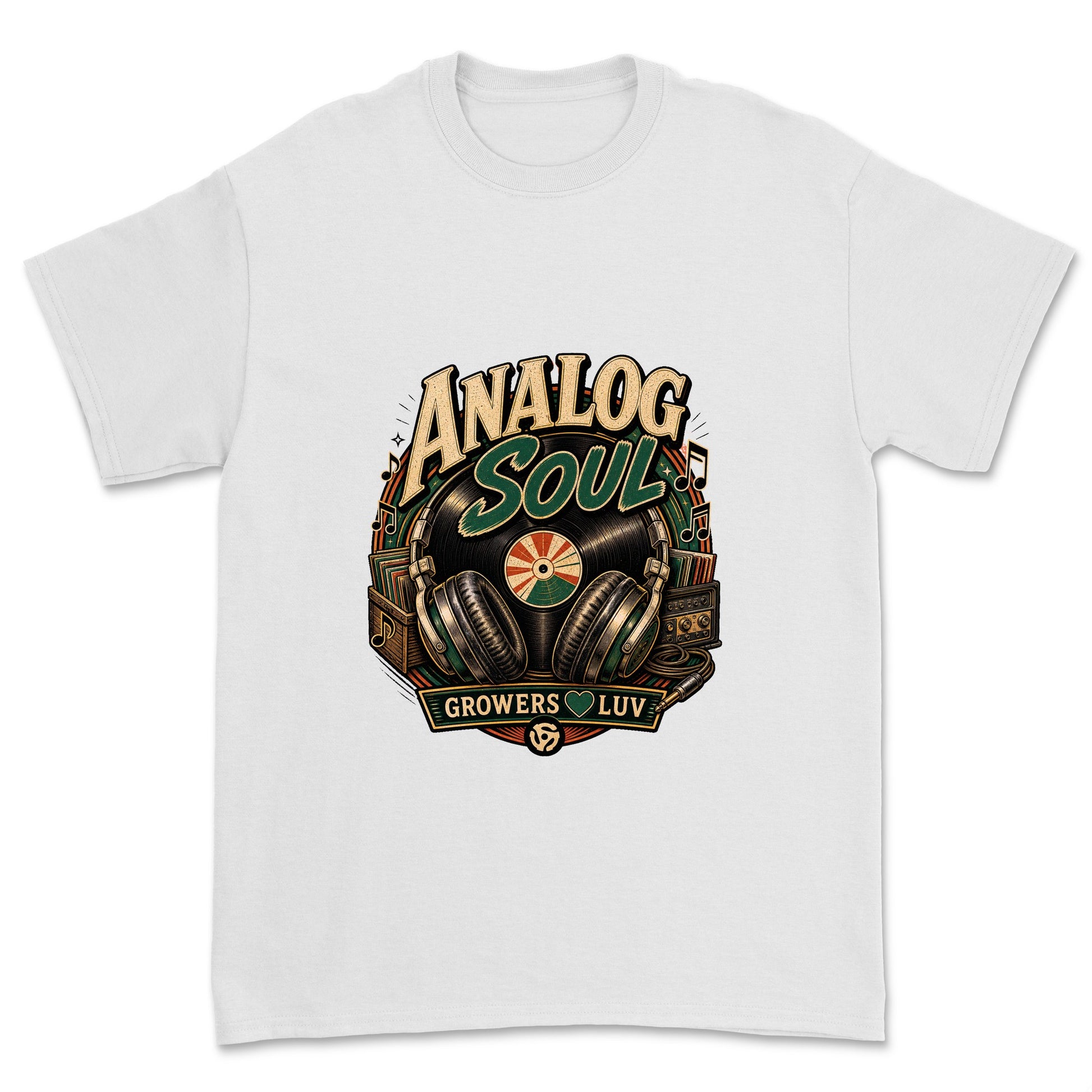 Analog Soul Men's Gildan Graphic Tee in White