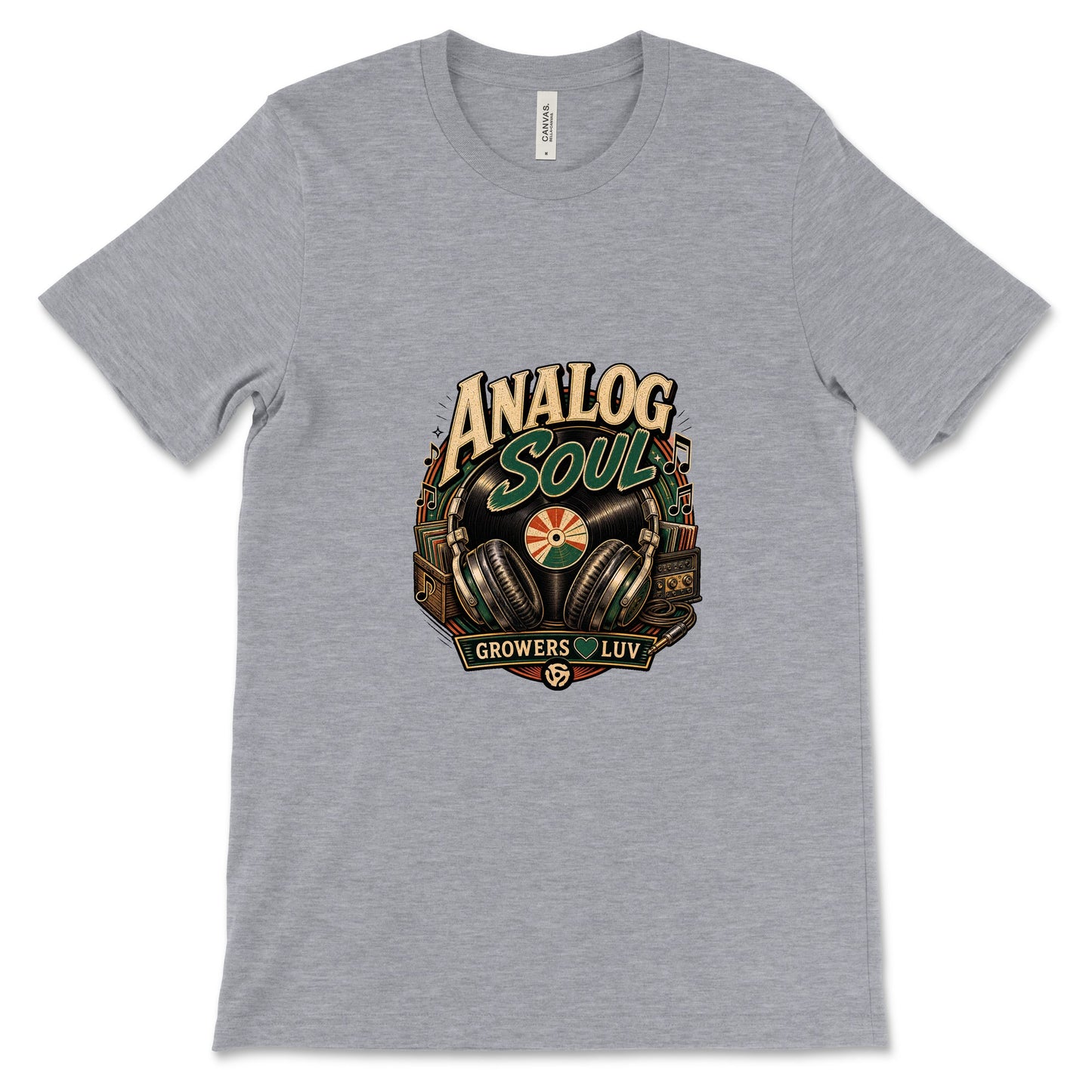 Analog Soul Women's Bella Canvas Graphic Tee in Athletic Heather