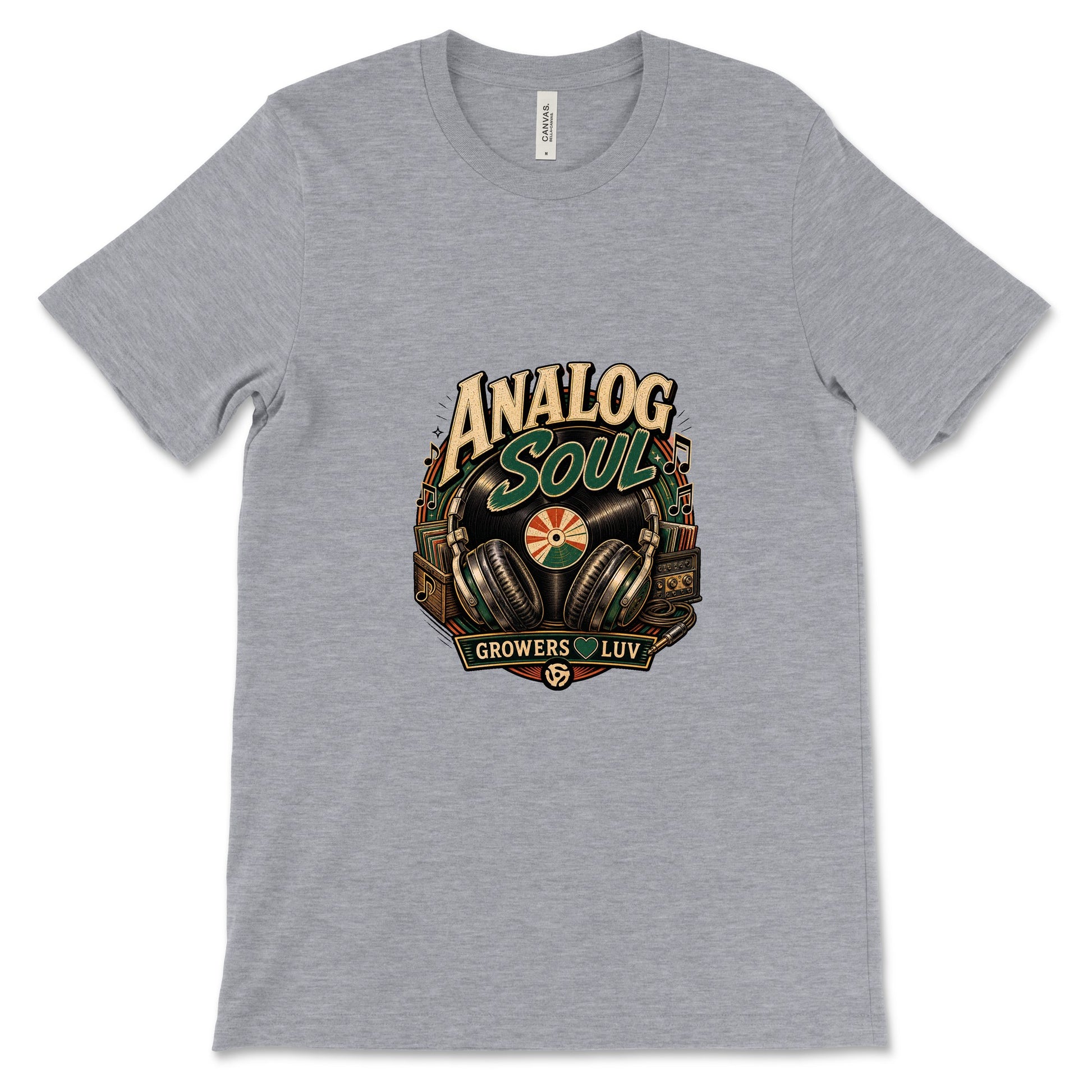 Analog Soul Women's Bella Canvas Graphic Tee in Athletic Heather