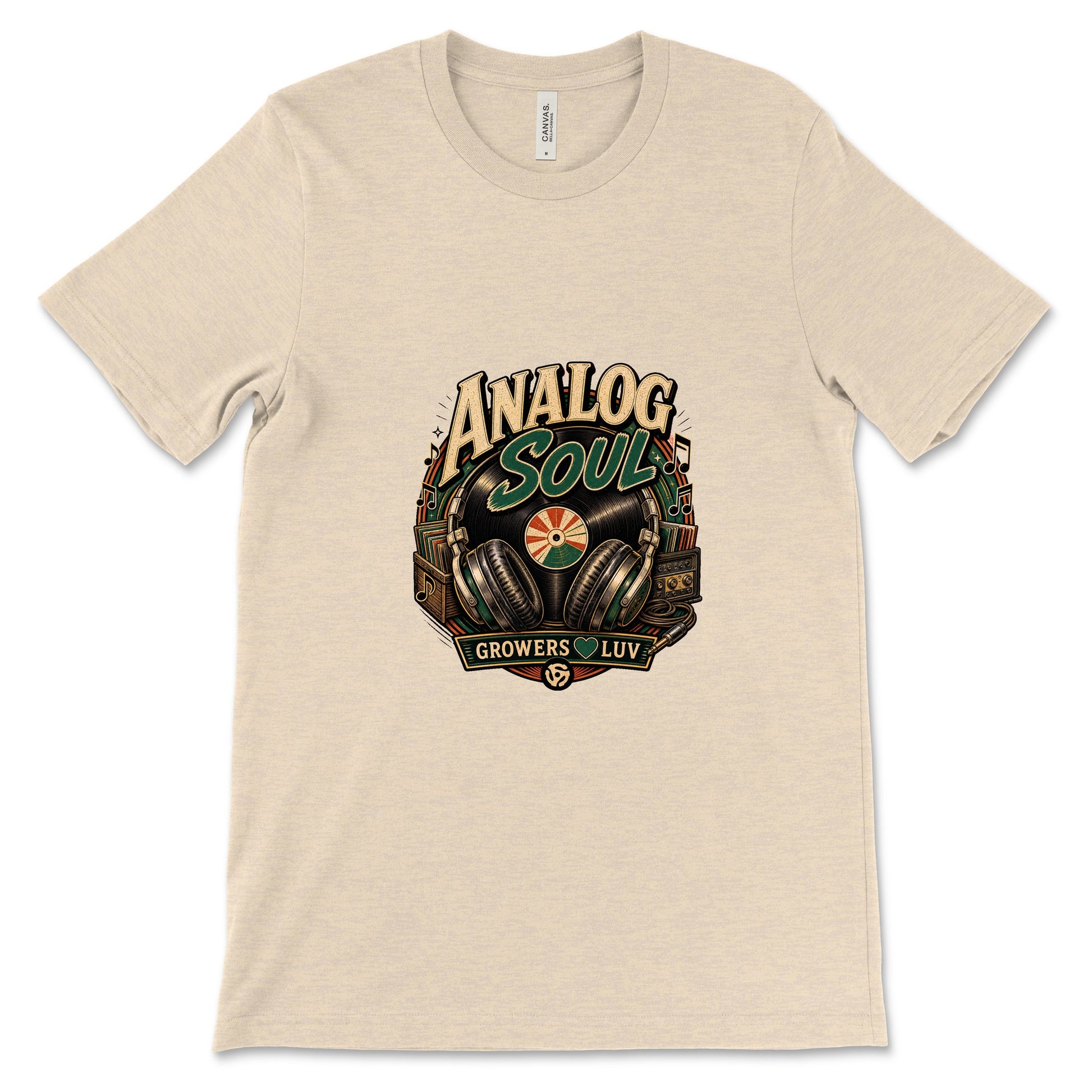 Analog Soul Women's Bella Canvas Graphic Tee in Heather Dust
