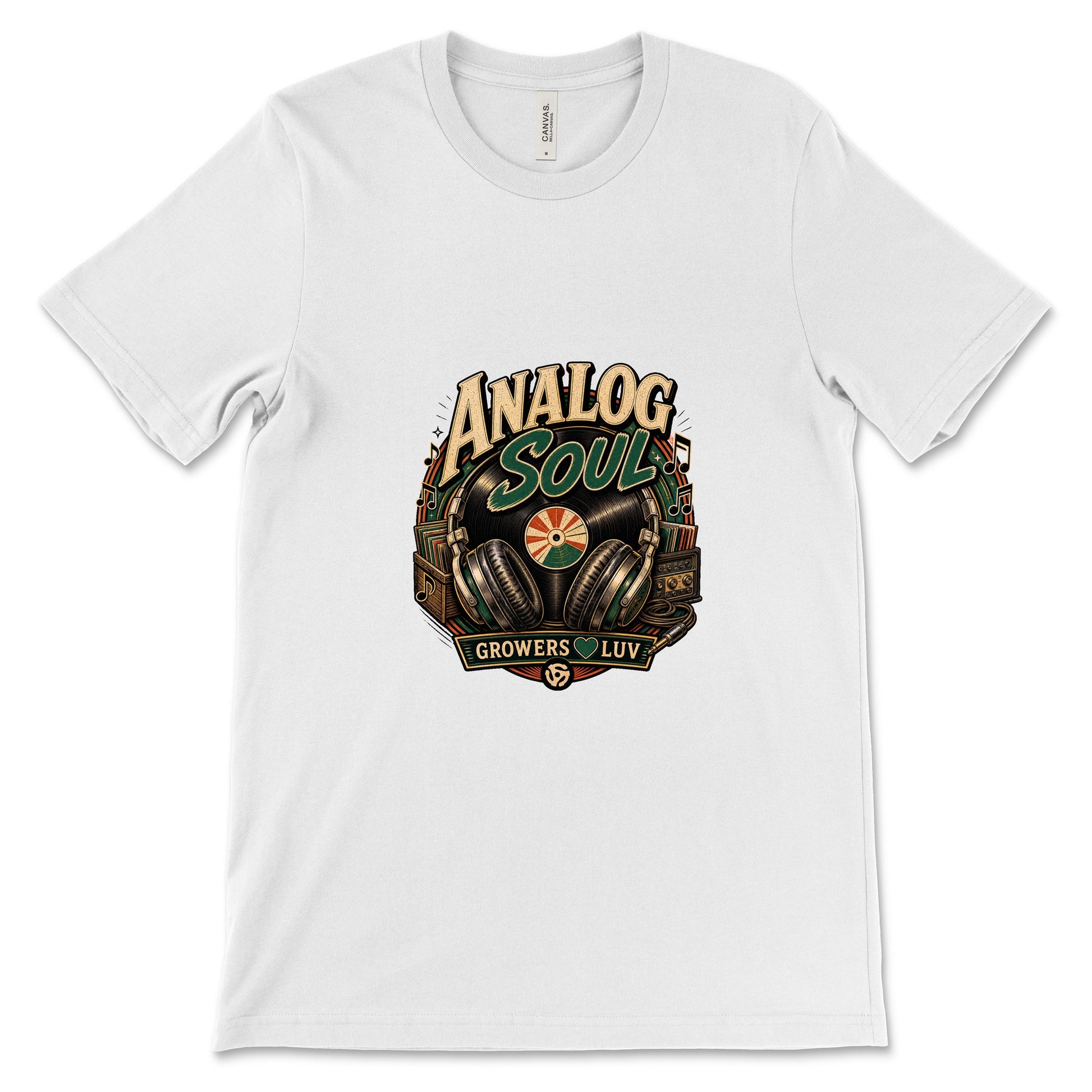 Analog Soul Women's Bella Canvas Graphic Tee in White
