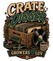 Crate Digger Women's Bella Canvas Graphic Tee