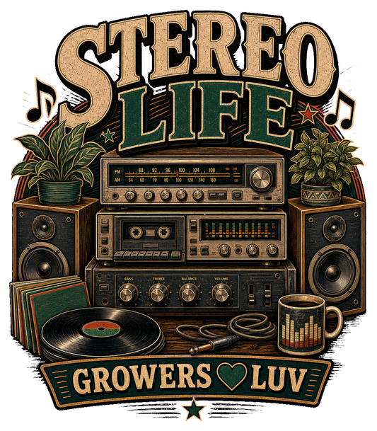 Stereo Life Women's Bella Canvas Graphic Tee artwork detail