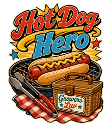 Hot Dog Hero Large Natural Tote Bag
