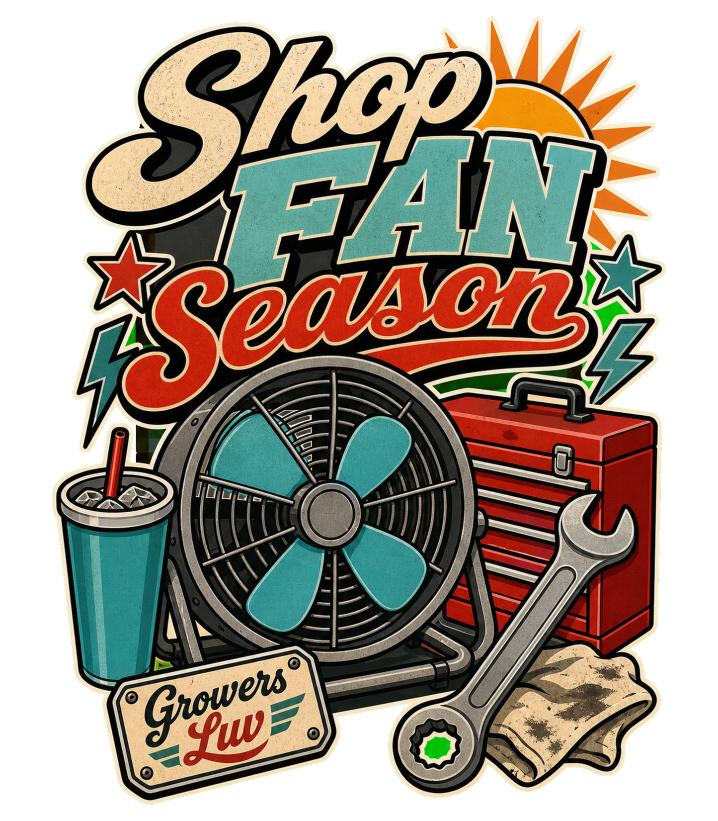 Shop Fan Season Men's Gildan Graphic Tee artwork detail