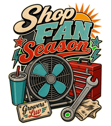 Shop Fan Season Large Natural Tote Bag