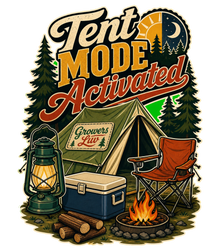 Tent Mode Activated Large Natural Tote Bag