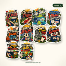 Backyard Sports & Games Sticker Pack - Set of 10