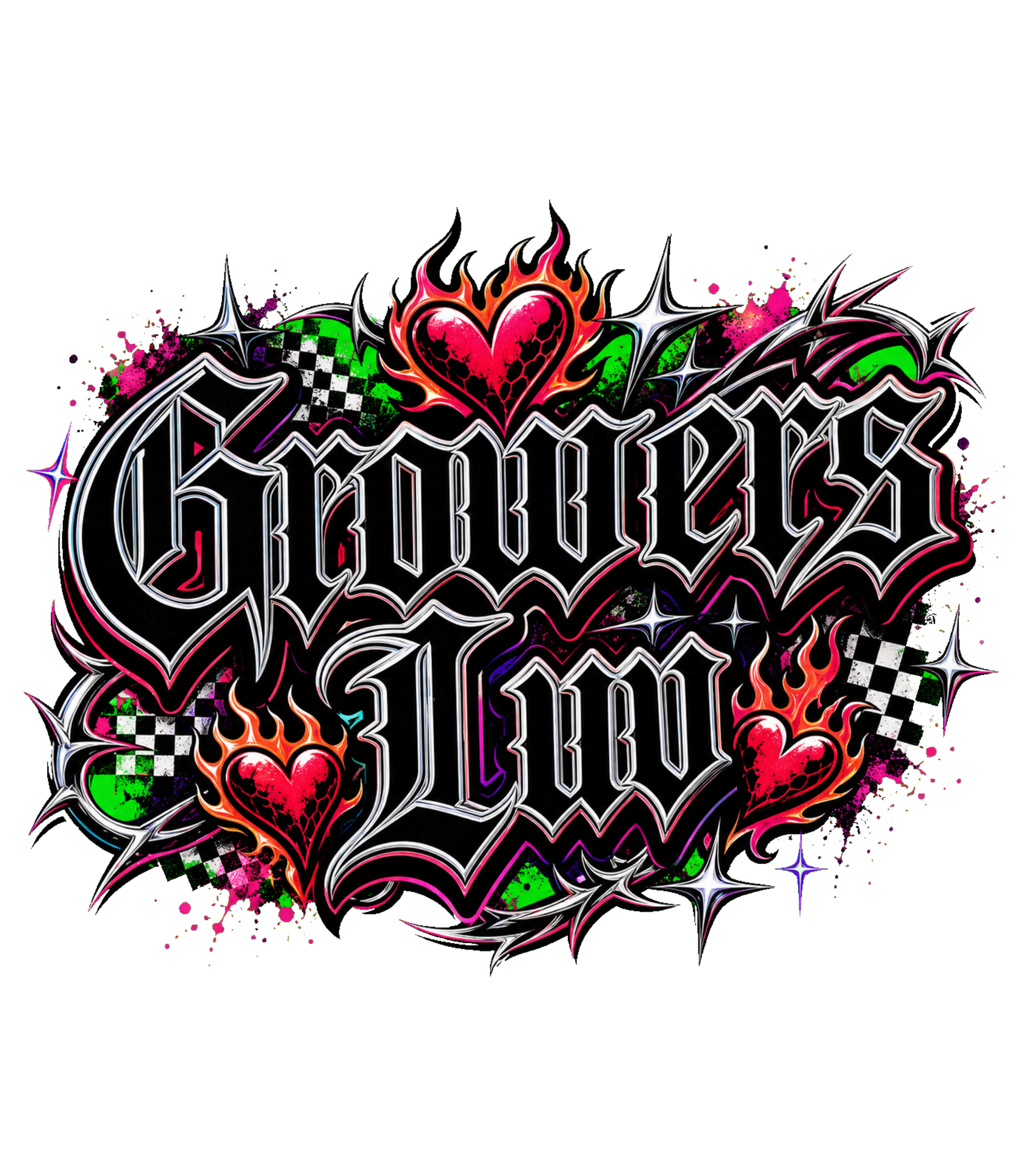 Dark Streetwear Youth Graphic Tee artwork detail