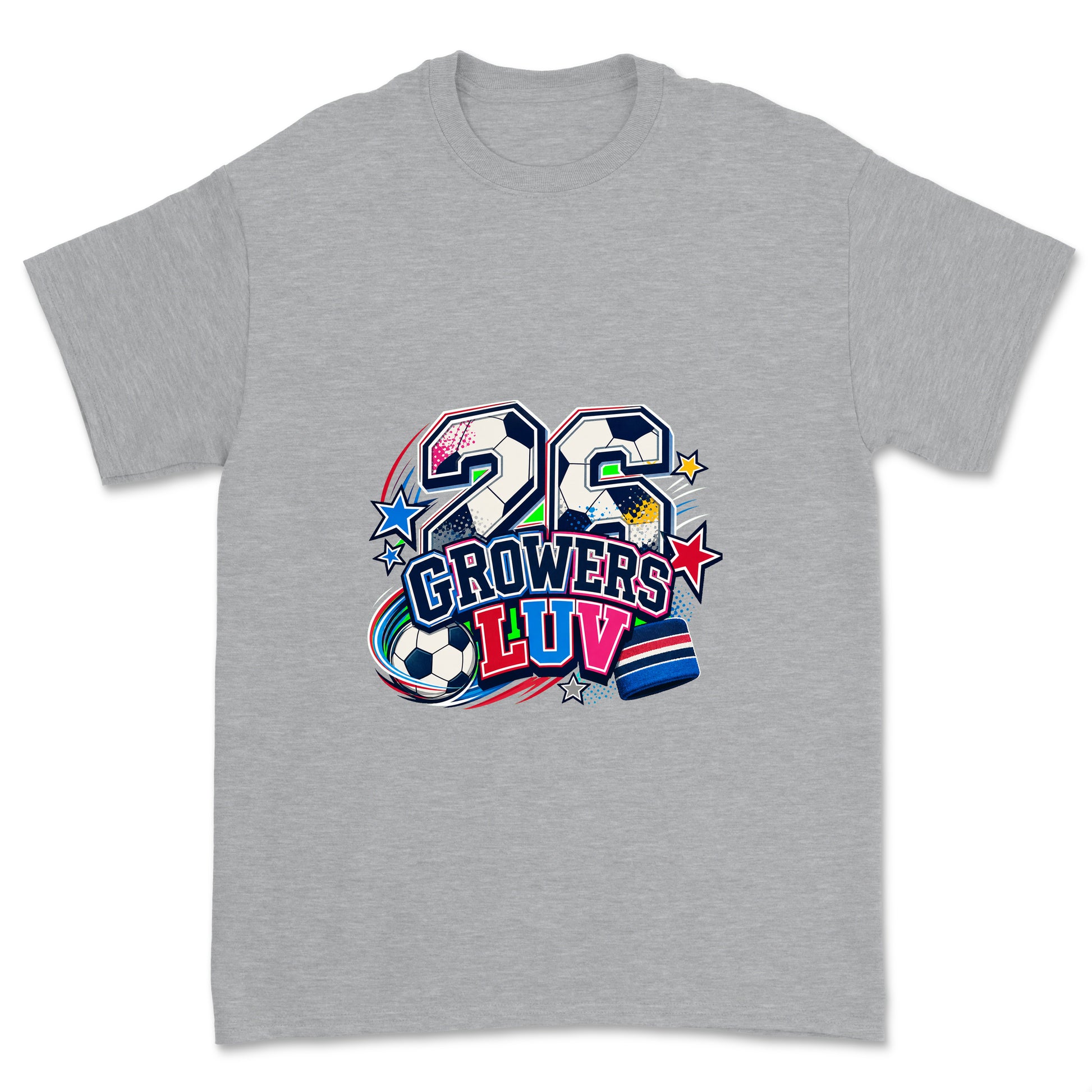 Sporty 26 Youth Graphic Tee in Sport Grey Heather