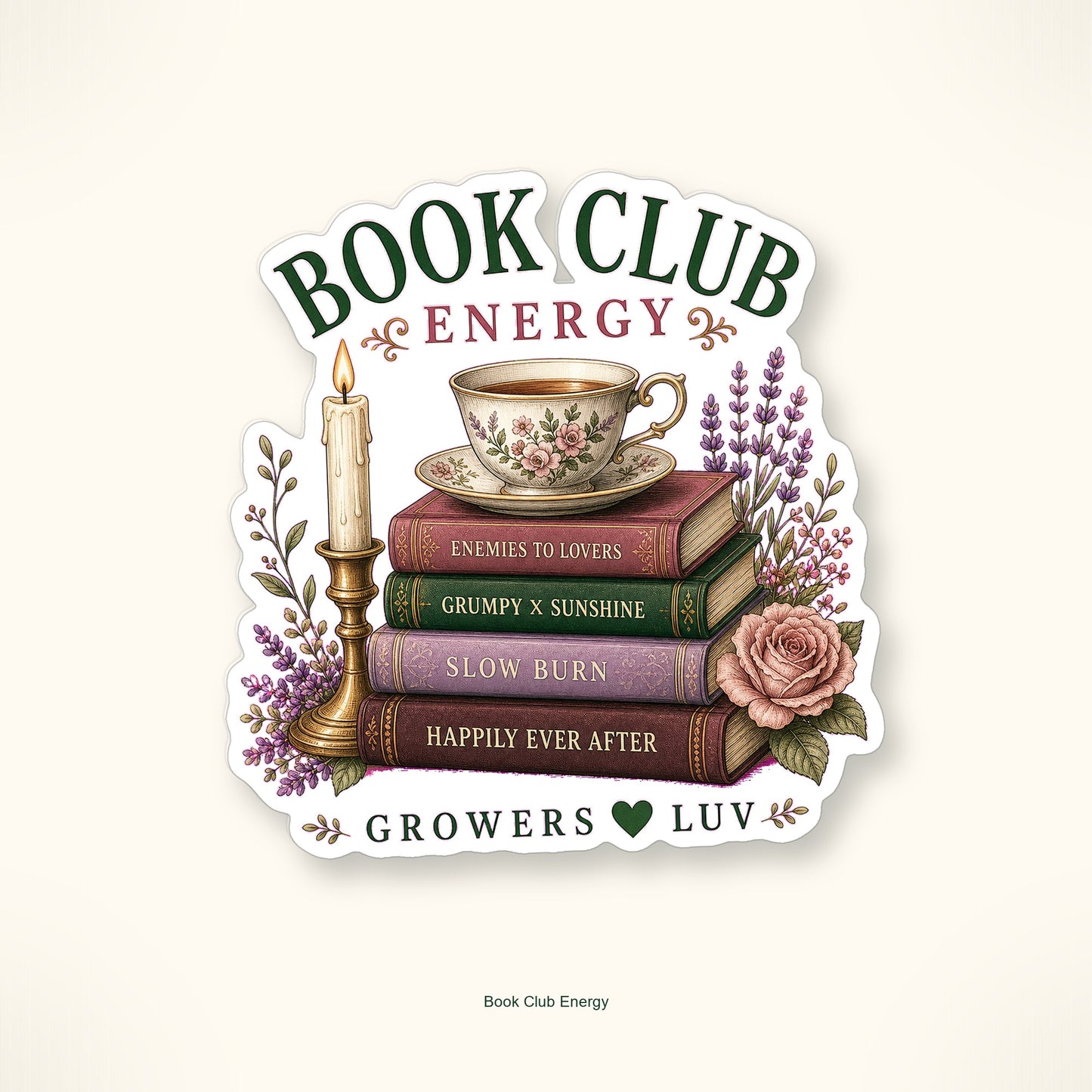 Book Club Energy Sticker Pack - Set of 9 image 3