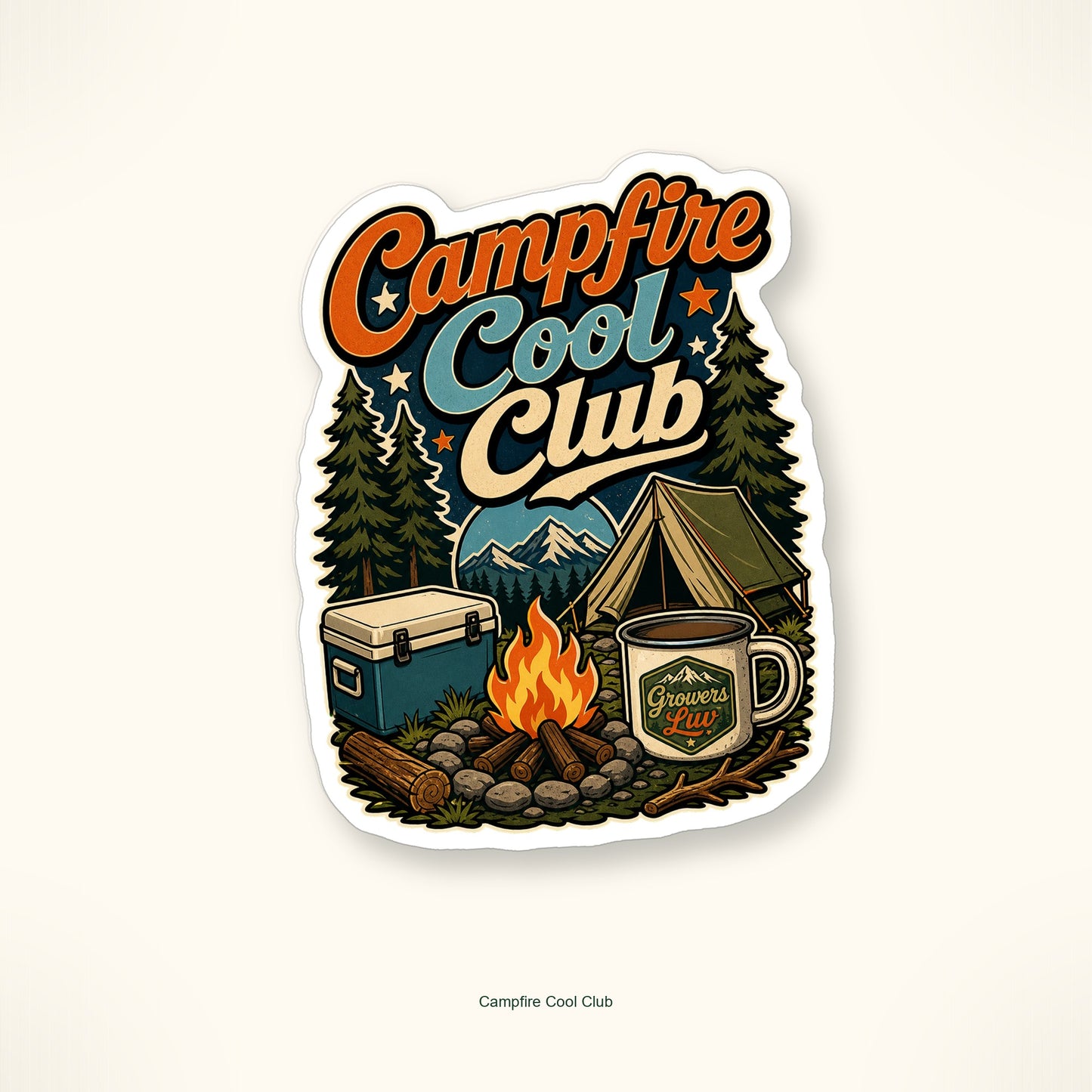 Camping & Trail Weekend Sticker Pack - Set of 10 image 3