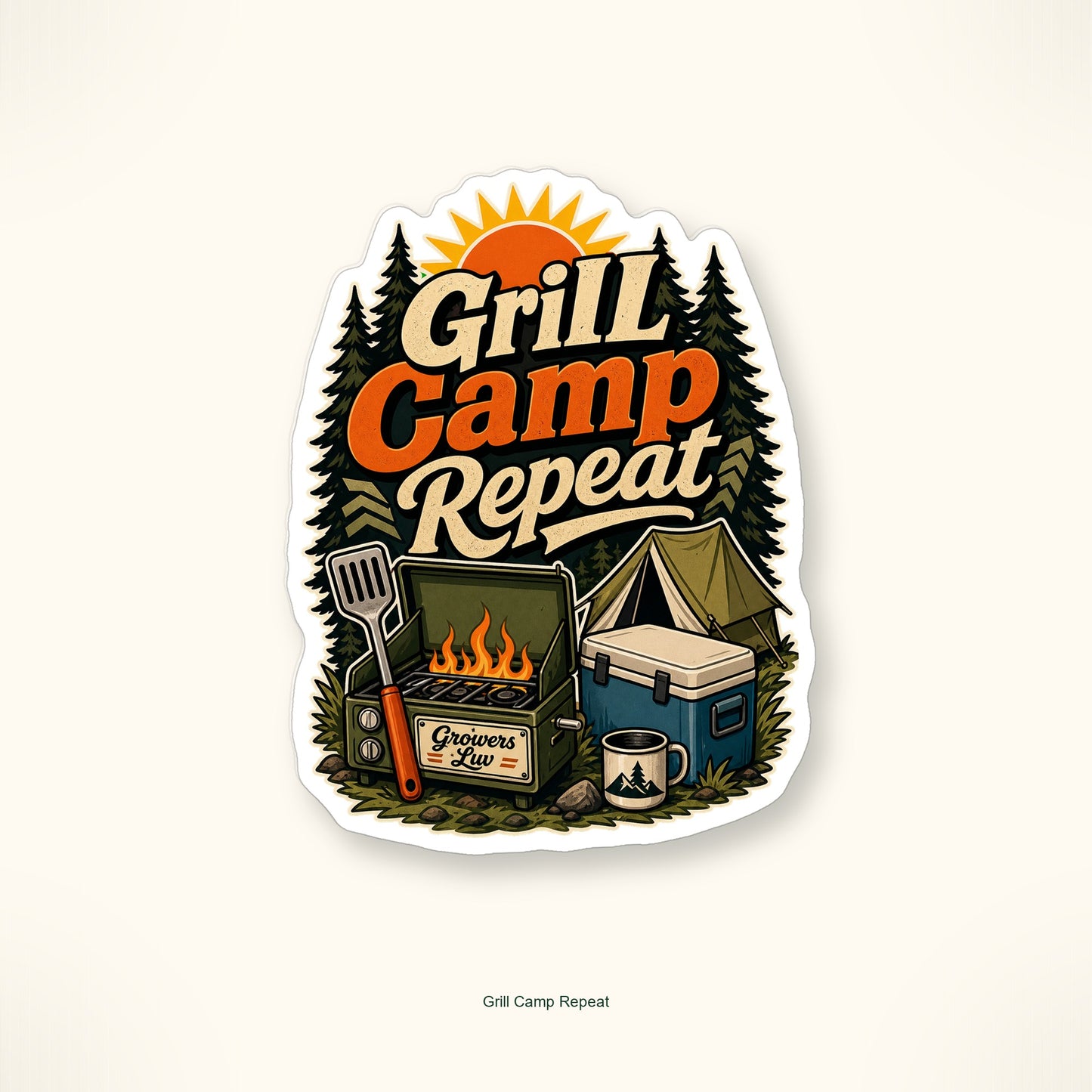 Camping & Trail Weekend Sticker Pack - Set of 10 image 9