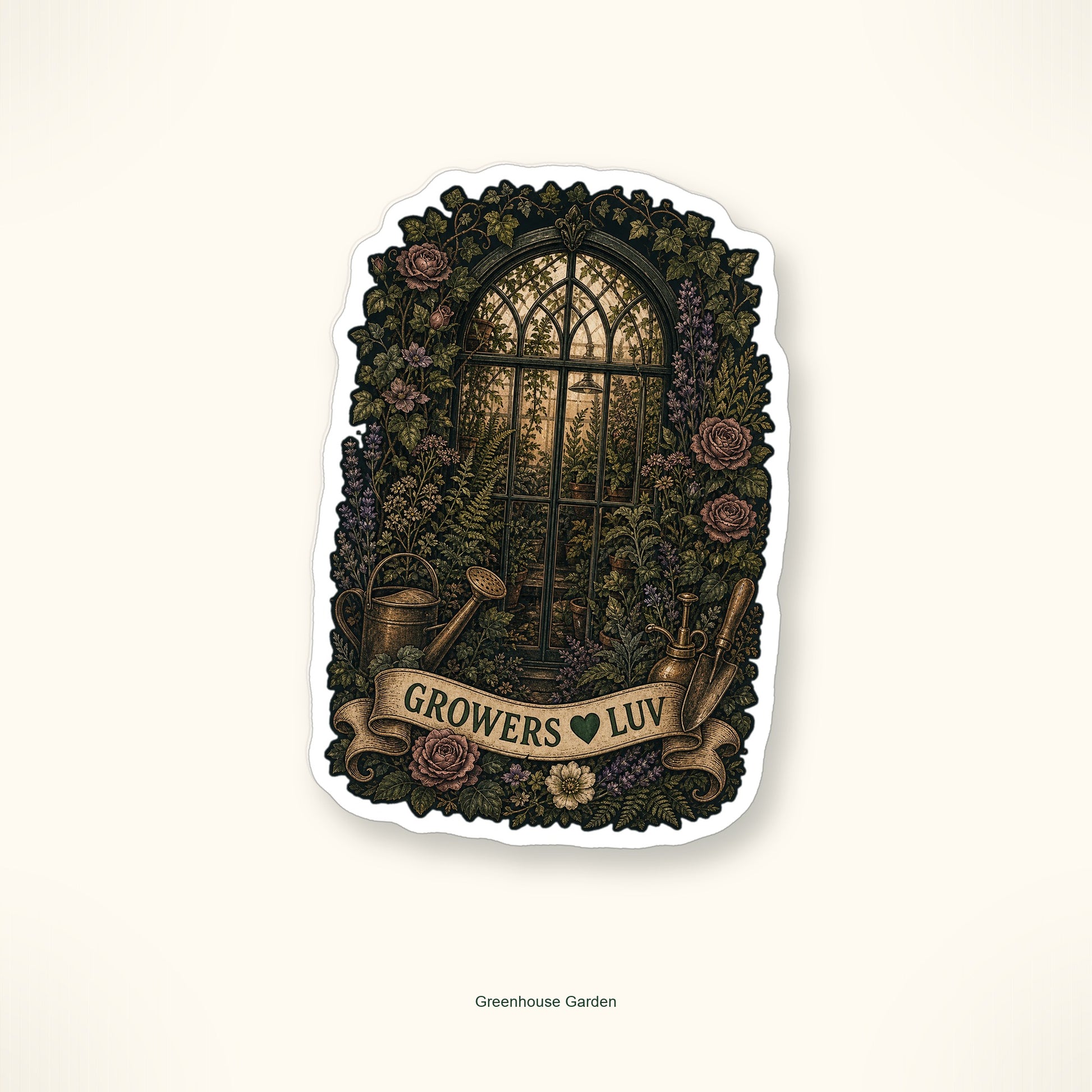 Dark Cottage Garden Sticker Pack - Set of 9 image 3