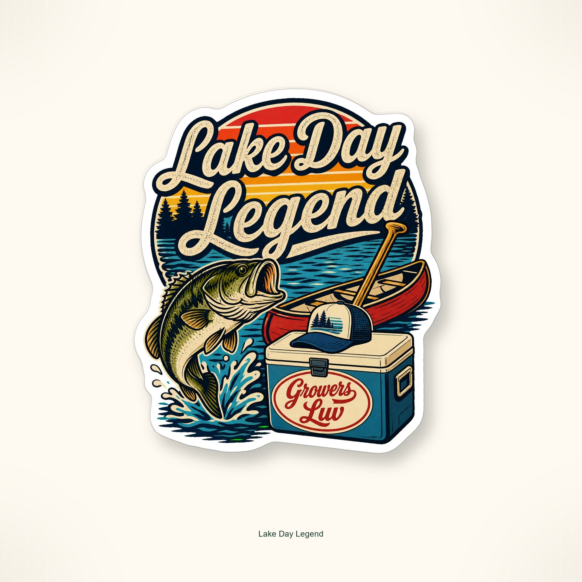 Fishing & Lake Days Sticker Pack - Set of 10 image 4