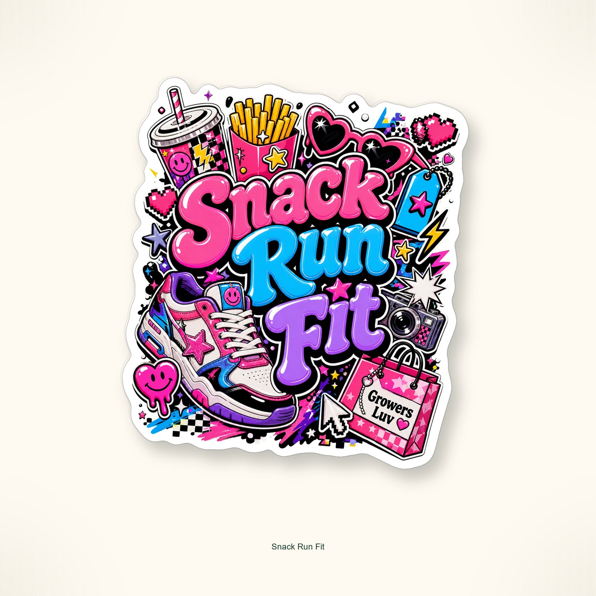 Food Fashion Sticker Pack - Set of 20 image 3
