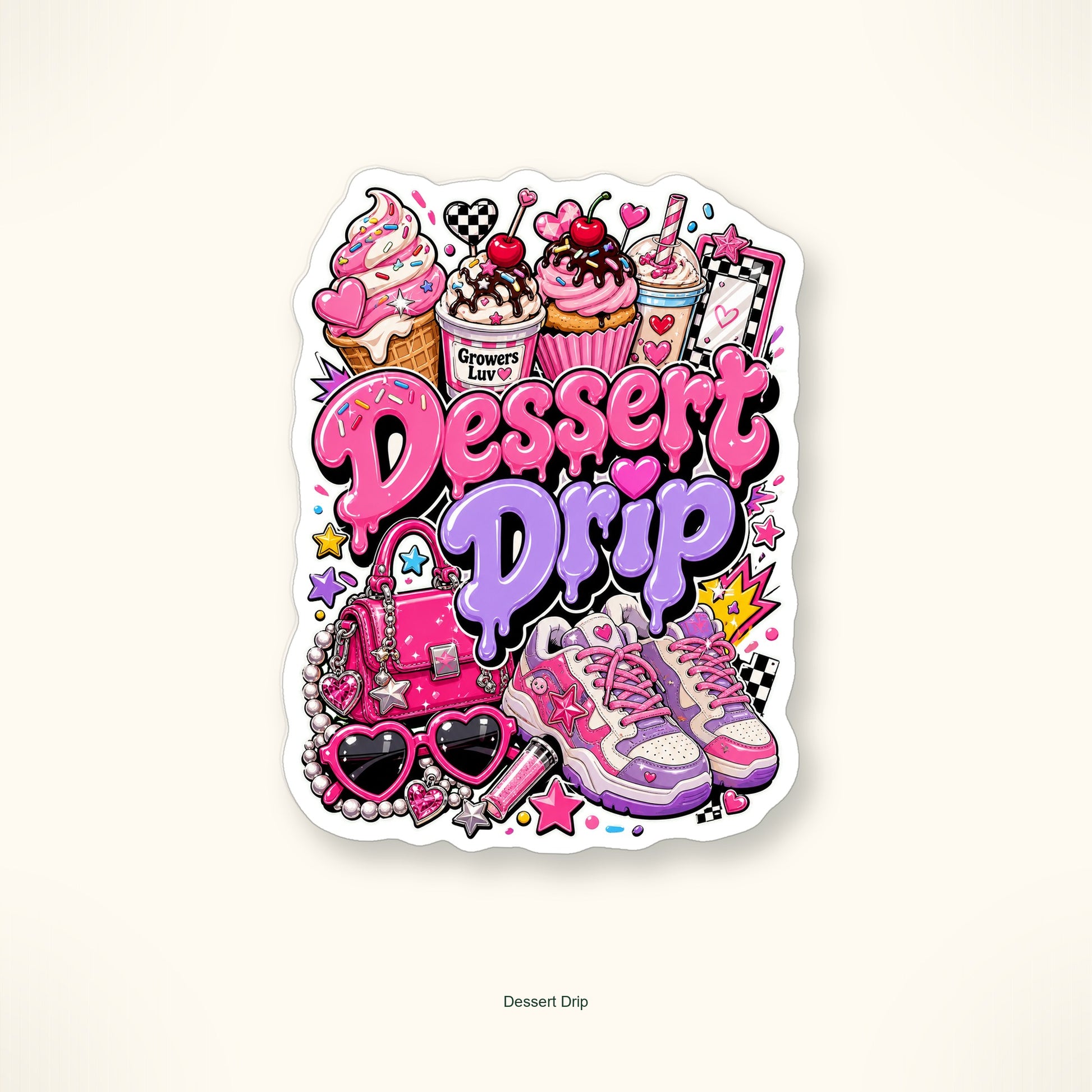 Food Fashion Sticker Pack - Set of 20 image 7