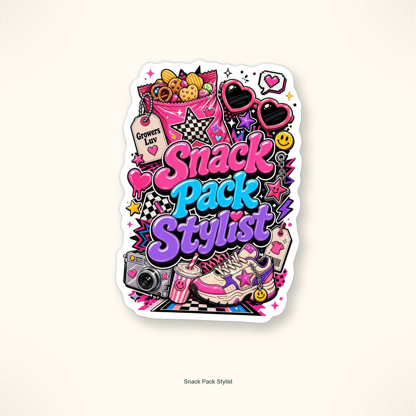 Food Fashion Sticker Pack - Set of 20 image 11
