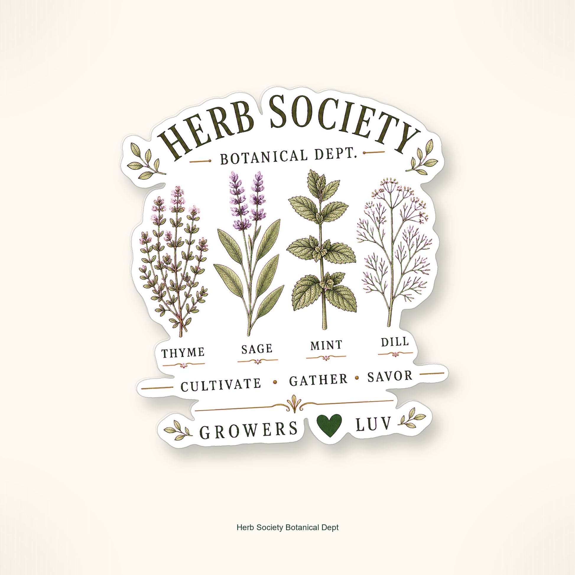 Garden Club But Make It Cute Sticker Pack - Set of 9 image 5