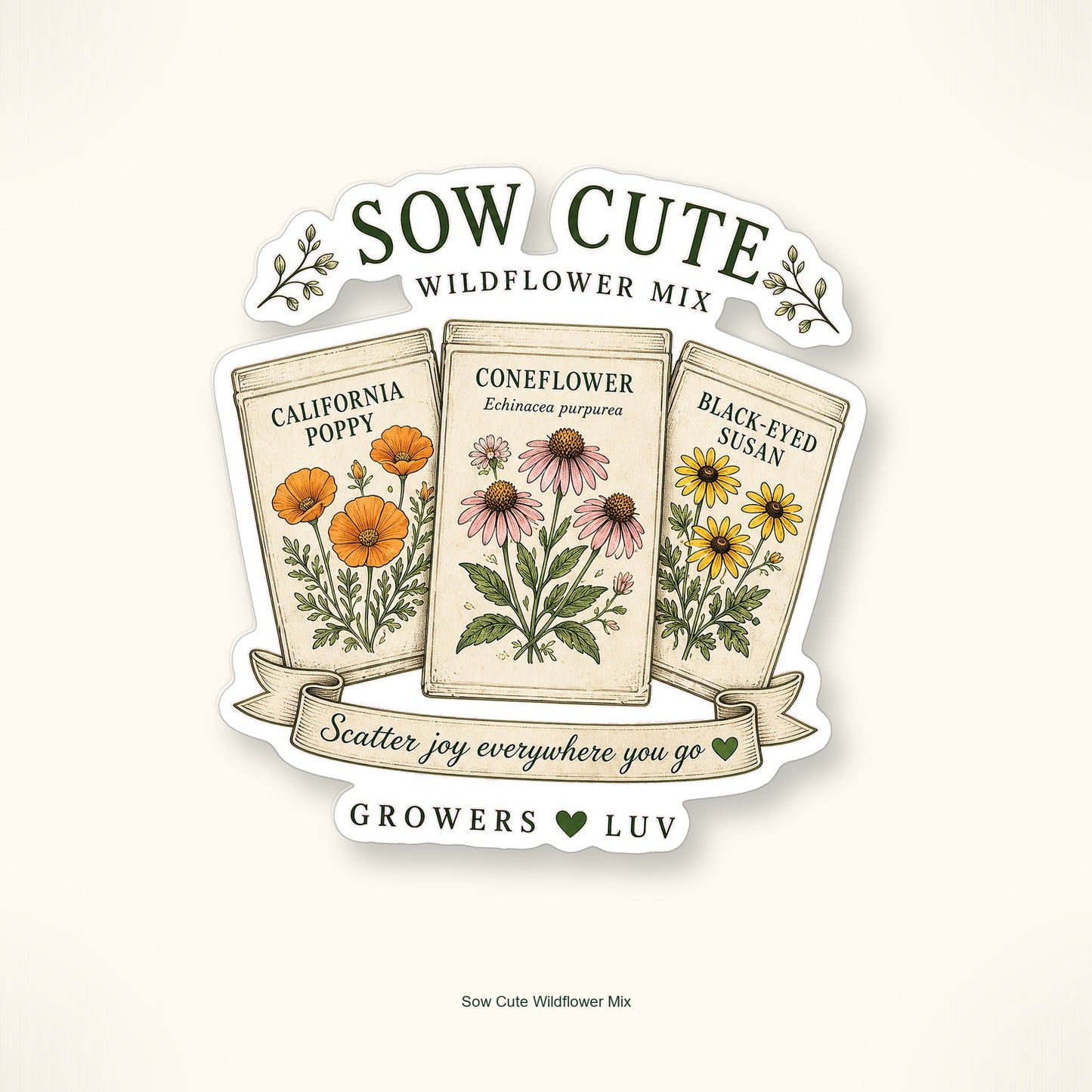 Garden Club But Make It Cute Sticker Pack - Set of 9 image 9