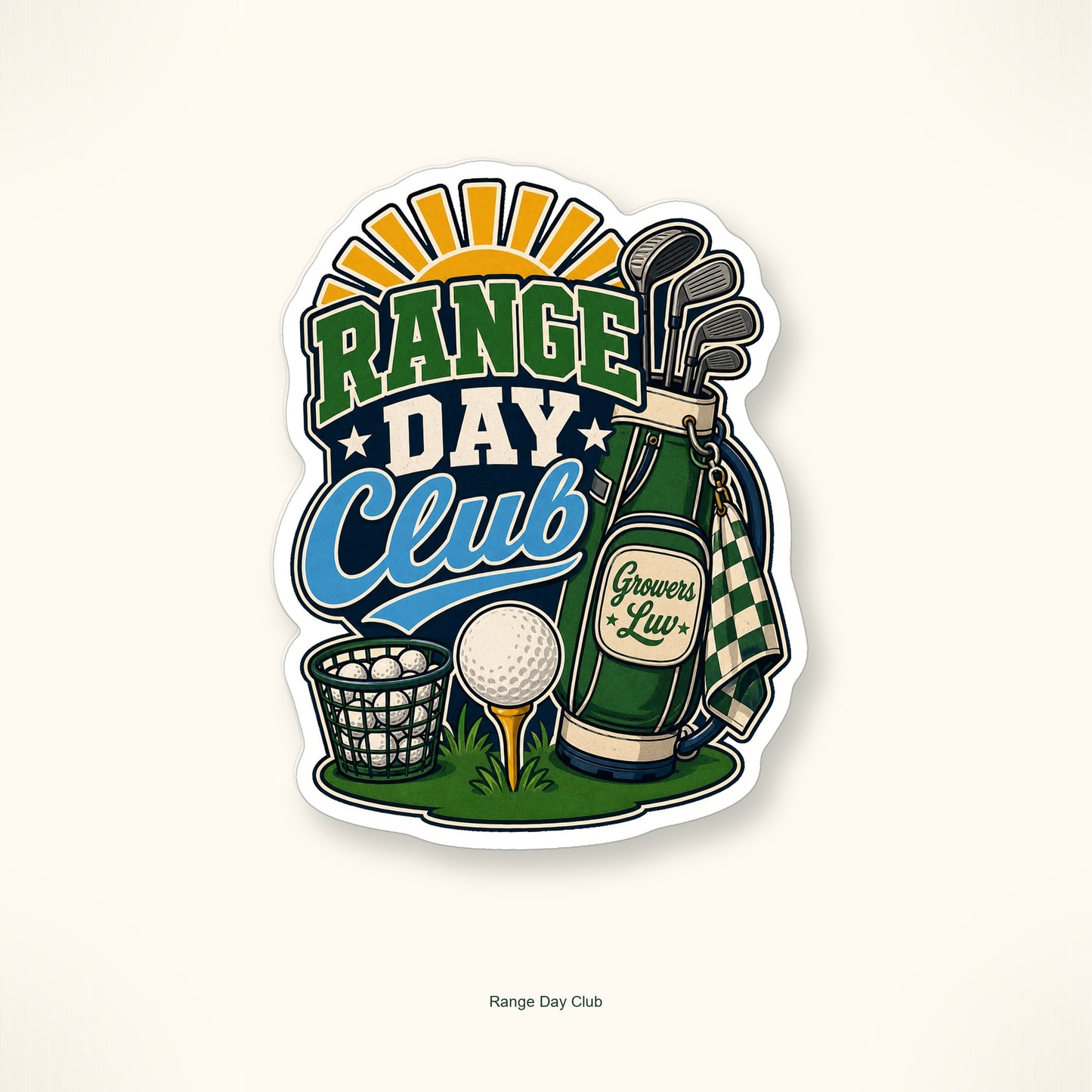 Golf & Range Days Sticker Pack - Set of 10 image 3