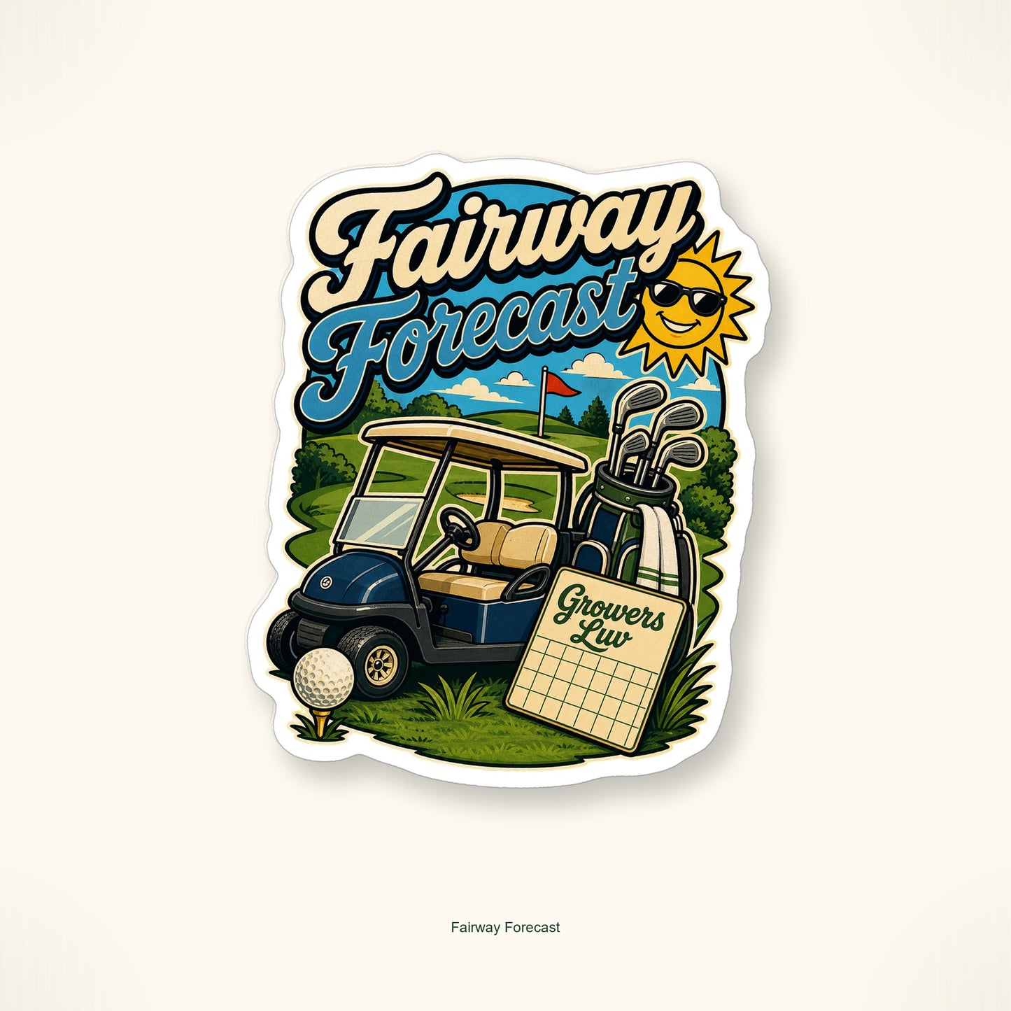 Golf & Range Days Sticker Pack - Set of 10 image 4