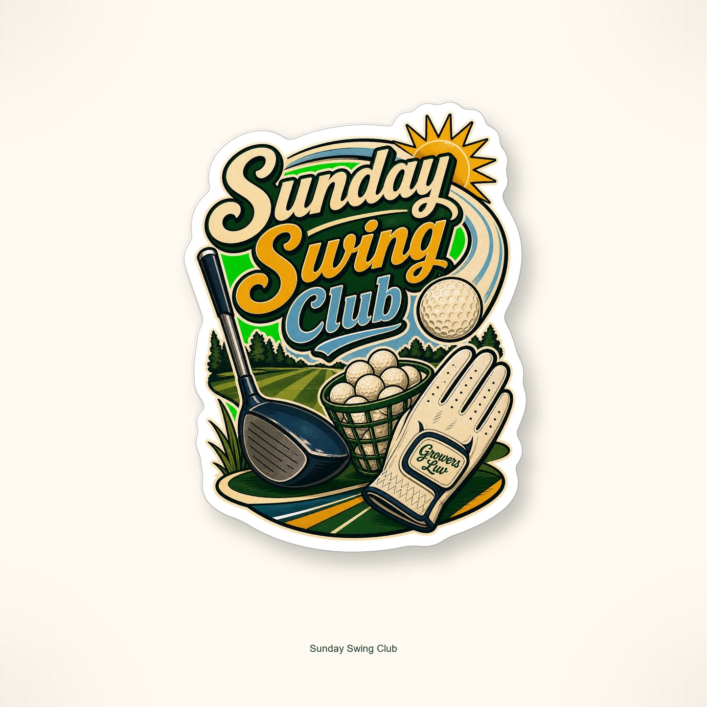 Golf & Range Days Sticker Pack - Set of 10 image 8