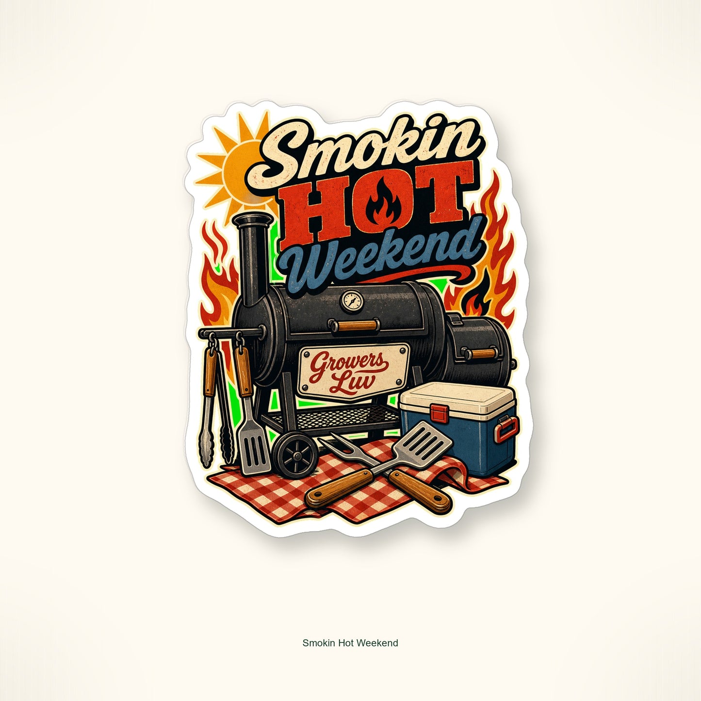 Grill & Chill BBQ Sticker Pack - Set of 10 image 6
